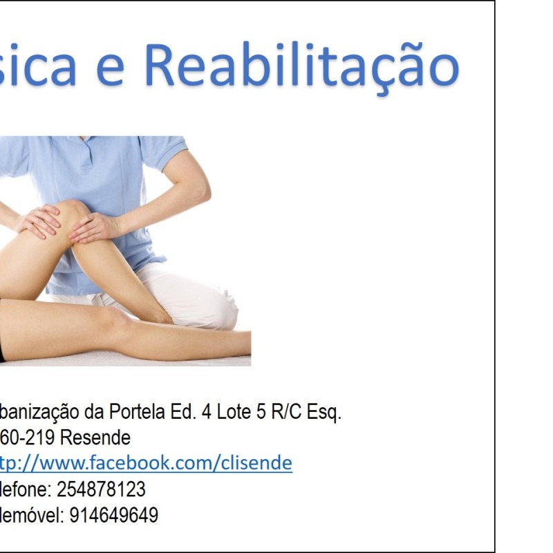Consultas de Medicina Física e Reabilitação