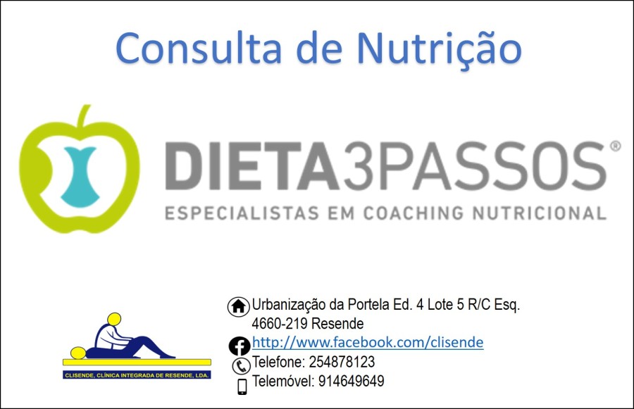 Imagem Consultas de Nutrição (Dieta3Passos)